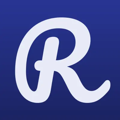 RuNail, магазин товаров для ногтевого сервиса, лого-визитка